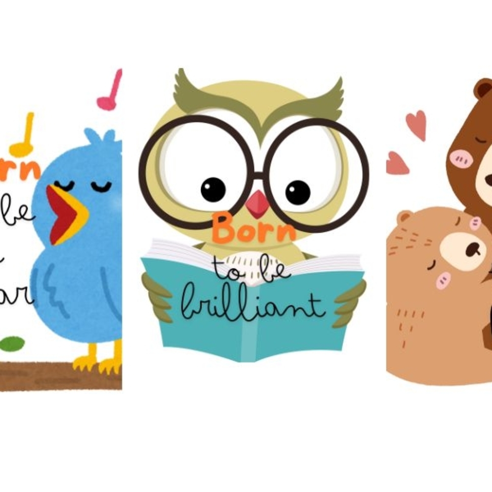 Cute Animal Illustration Set For Nursery